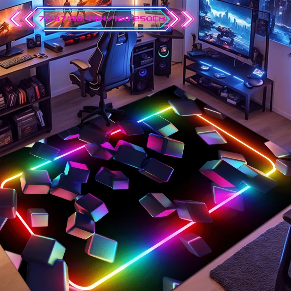 Esports Gaming Room - VIKAMA Gaming Mat Colorful Design, Stylish
