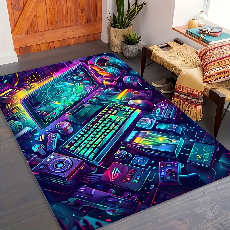 Cyberpunk Gaming Rug Flannel C - Esports Gaming Room recension och pris