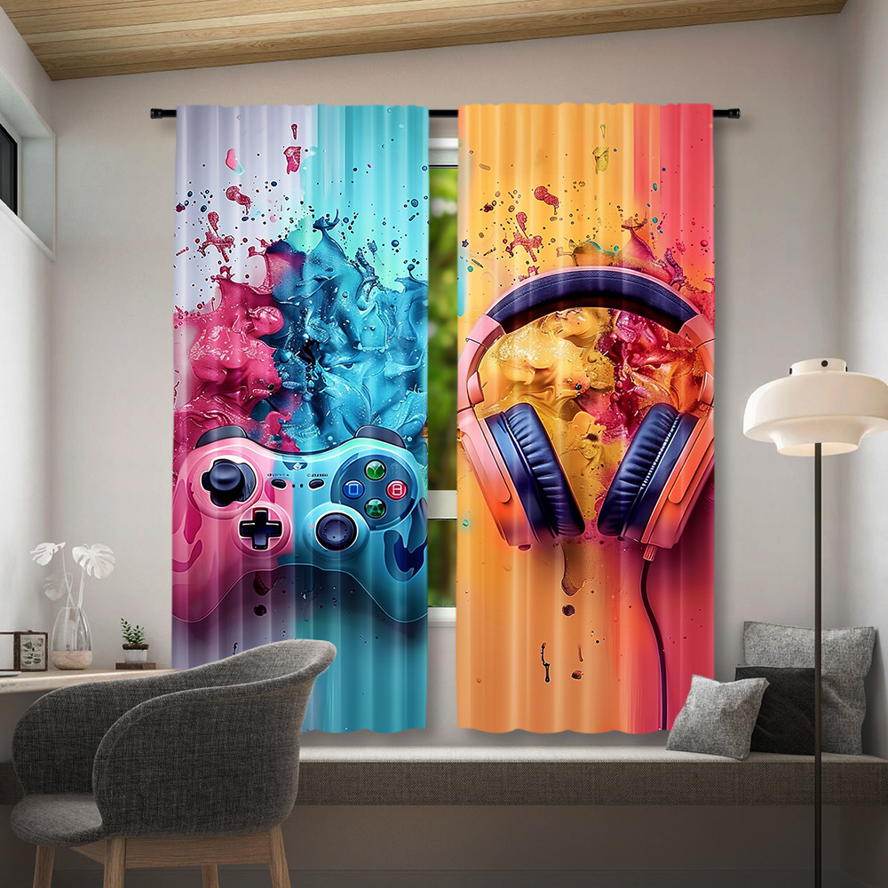 Gaming Controller Curtains, Co - Esports Gaming Youtube recension och pris