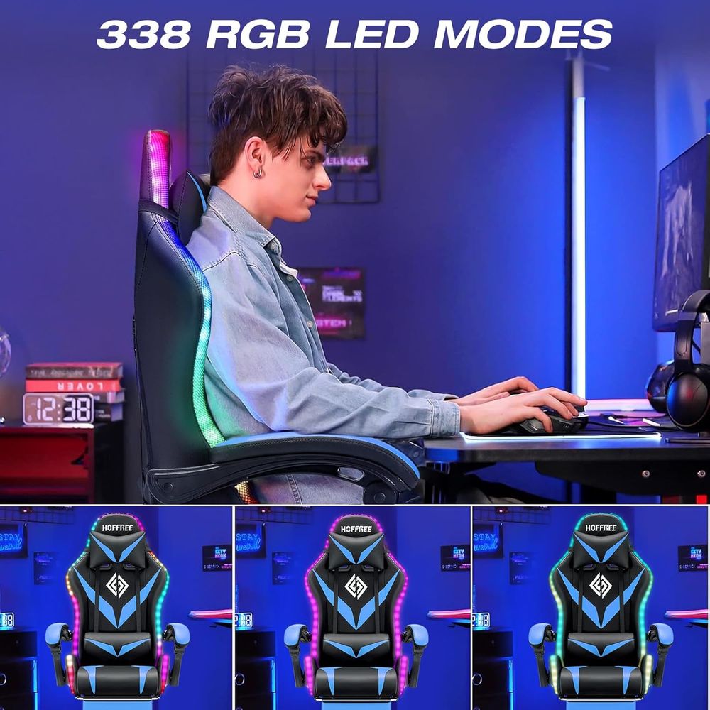 RGB Gaming Chair with Massage  - Rgb Gaming Chair recension och pris