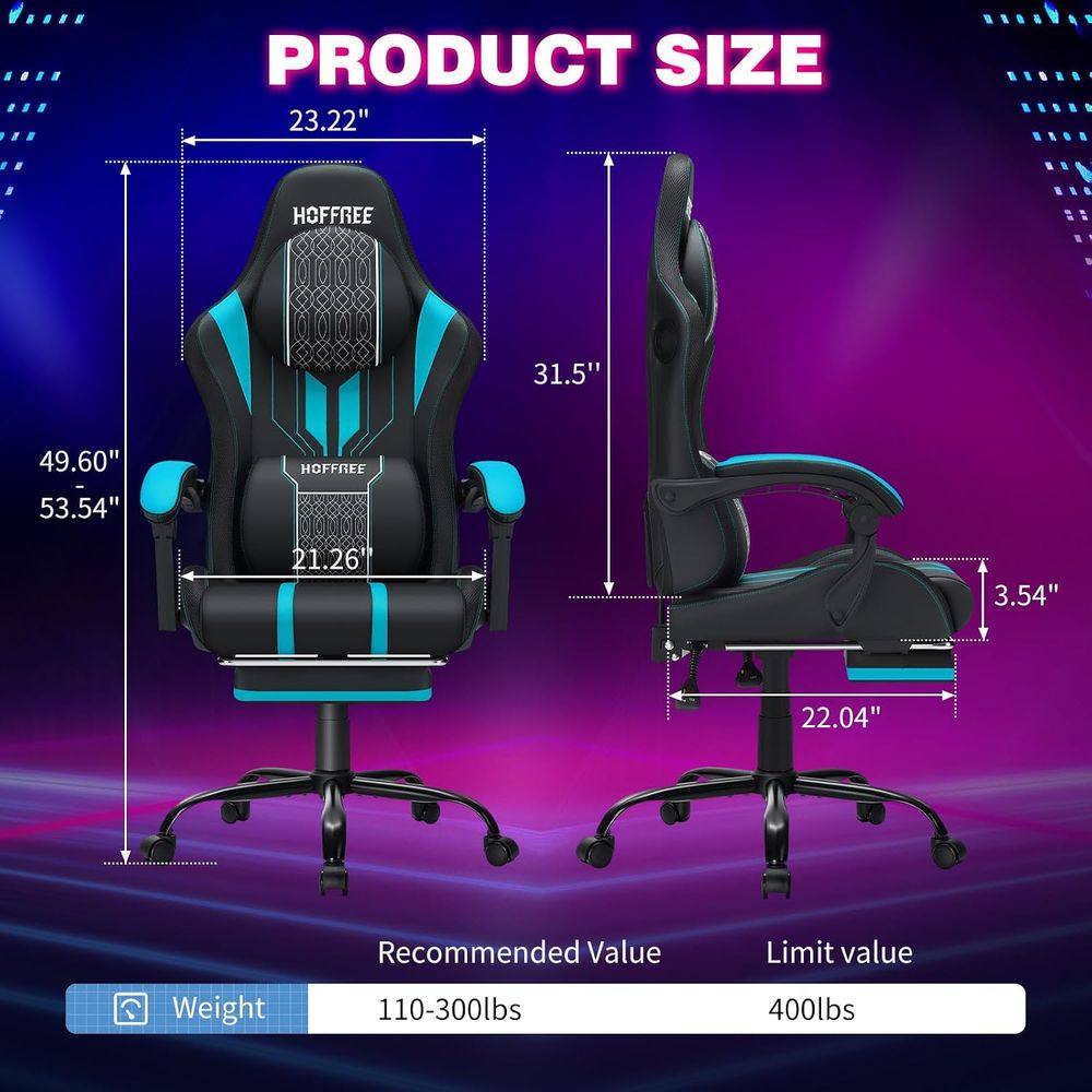 Gaming Chair with LED Lights S - Rgb Gaming Chair recension och pris