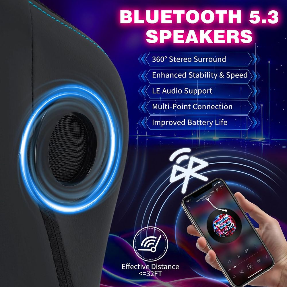 Gaming Chair with LED Lights S - Rgb Gaming Chair recension och pris