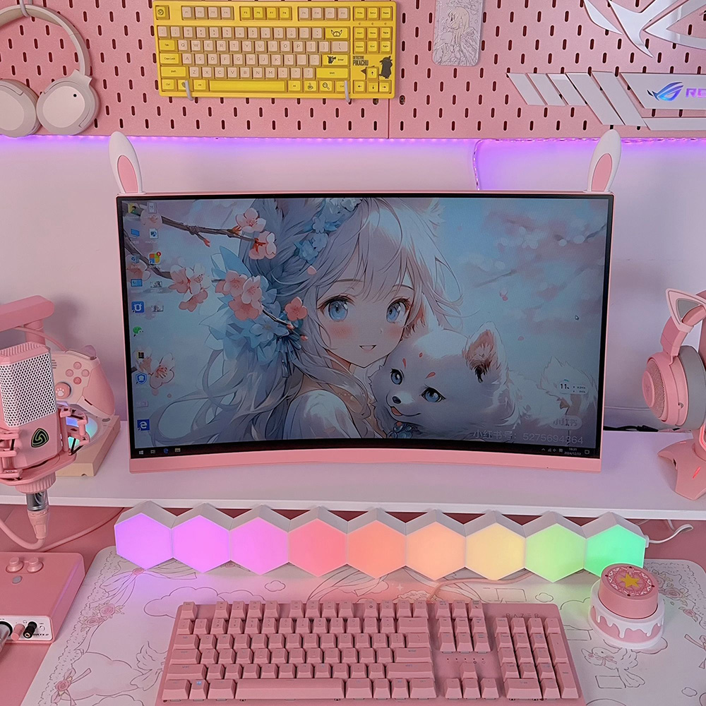 Rabbit Ears Display Decor Cute - Esports Gaming Room recension och pris