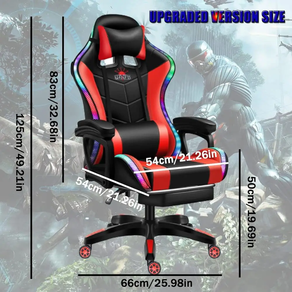 Ergonomic High-Back Gaming Cha - Rgb Gaming Chair recension och pris
