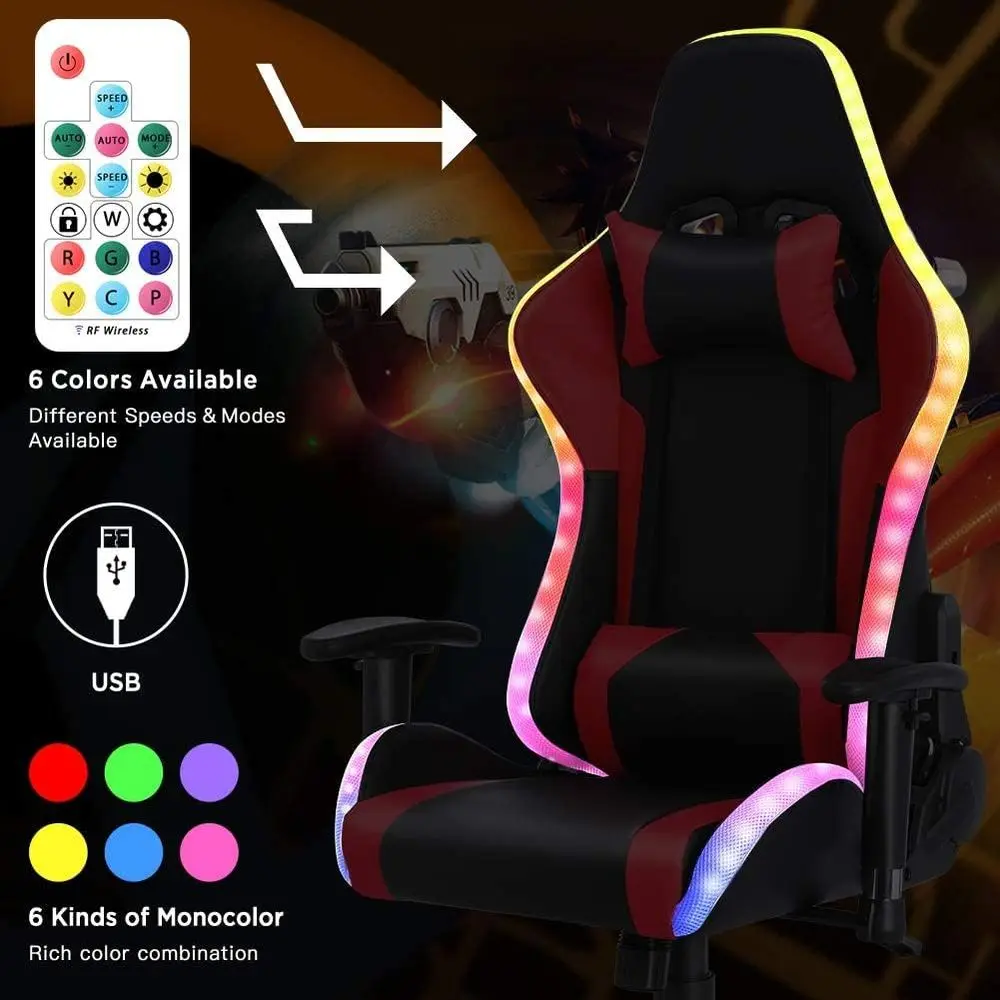 Ergonomic High-Back Gaming Cha - Rgb Gaming Chair recension och pris