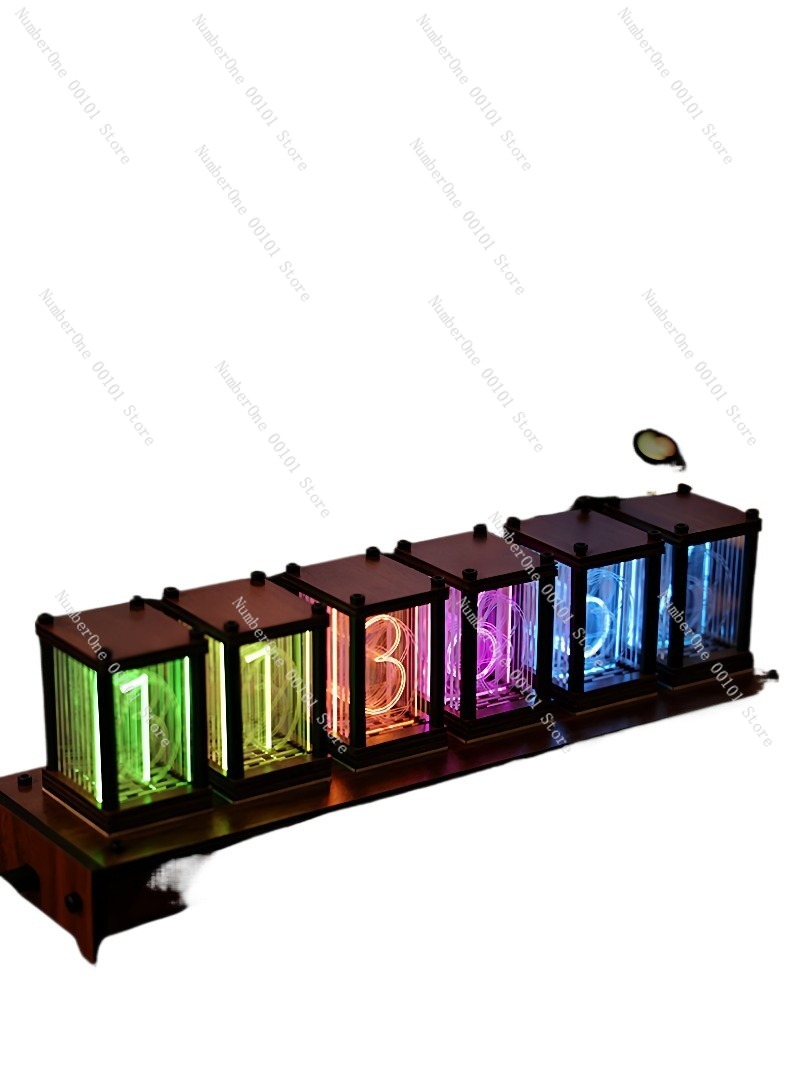 RGB Glow Tube Clock, LED Light - Esports Gaming Youtube recension och pris