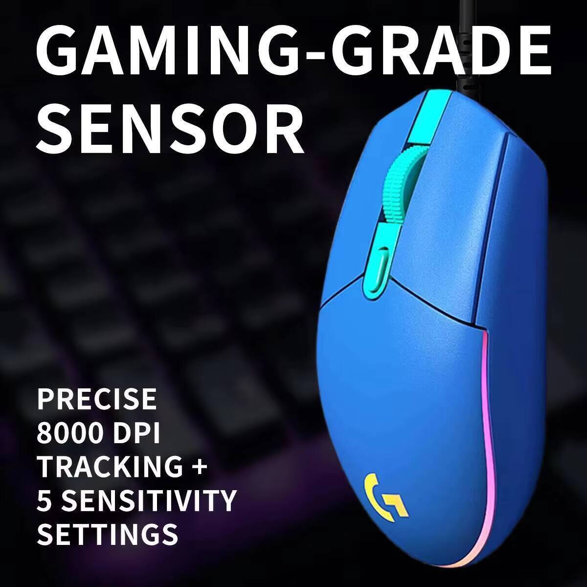 Logitech G203 LIGHTSYNC Gaming - Logitech Mouse G203 recension och pris