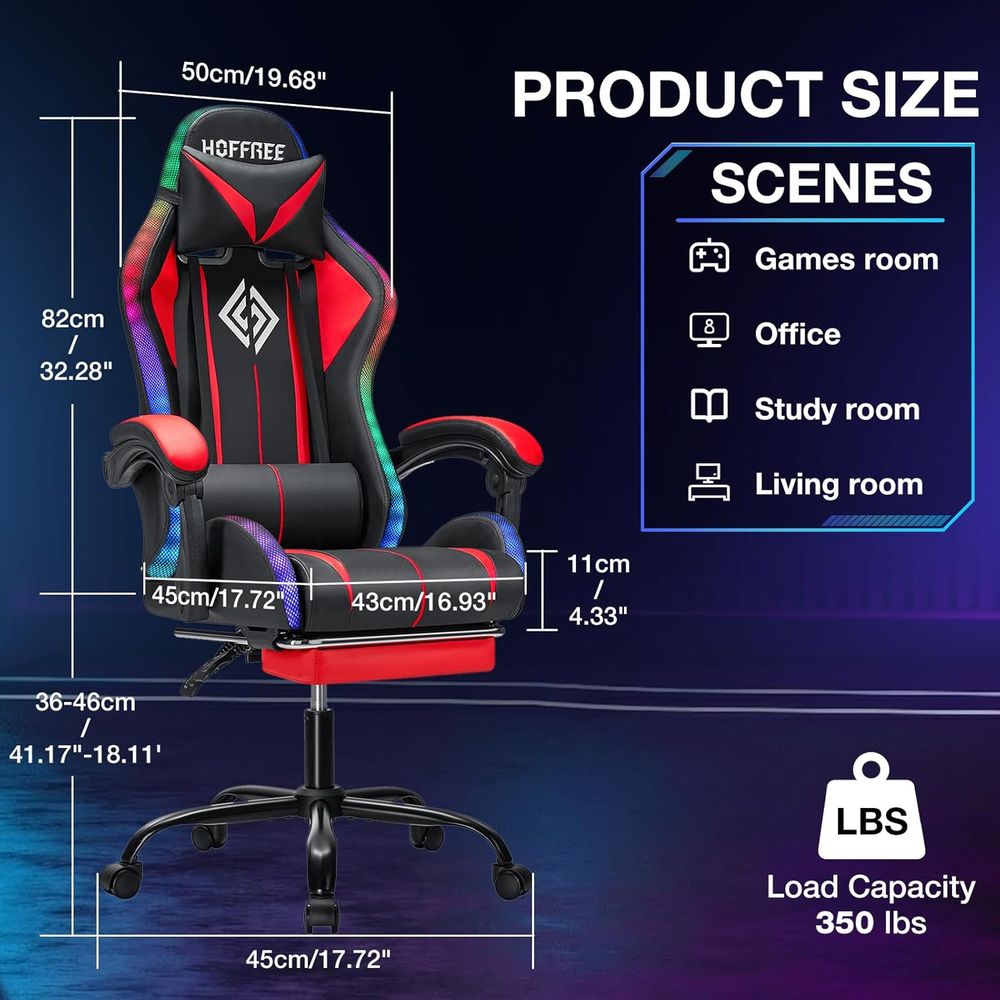 RGB Gaming Chair with Bluetoot - Rgb Gaming Chair recension och pris