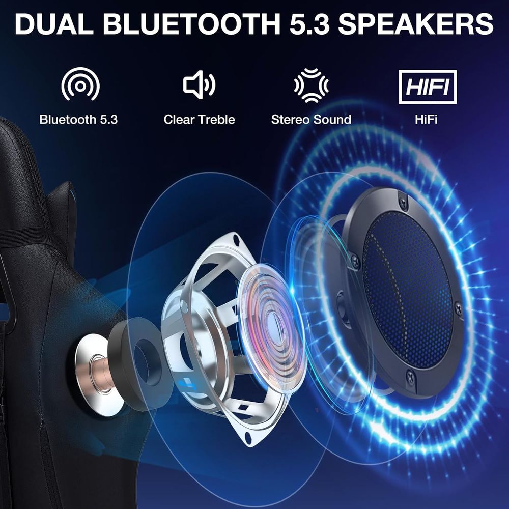RGB Gaming Chair with Bluetoot - Rgb Gaming Chair recension och pris