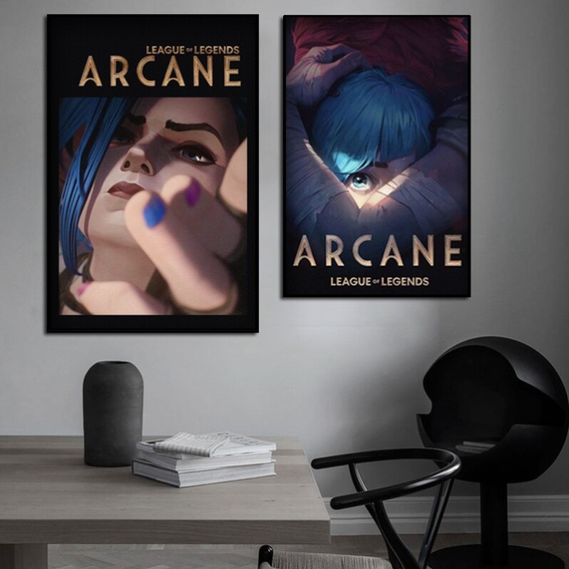 Arcane Jinx Close-Up Poster Un - Esports Gaming Room recension och pris