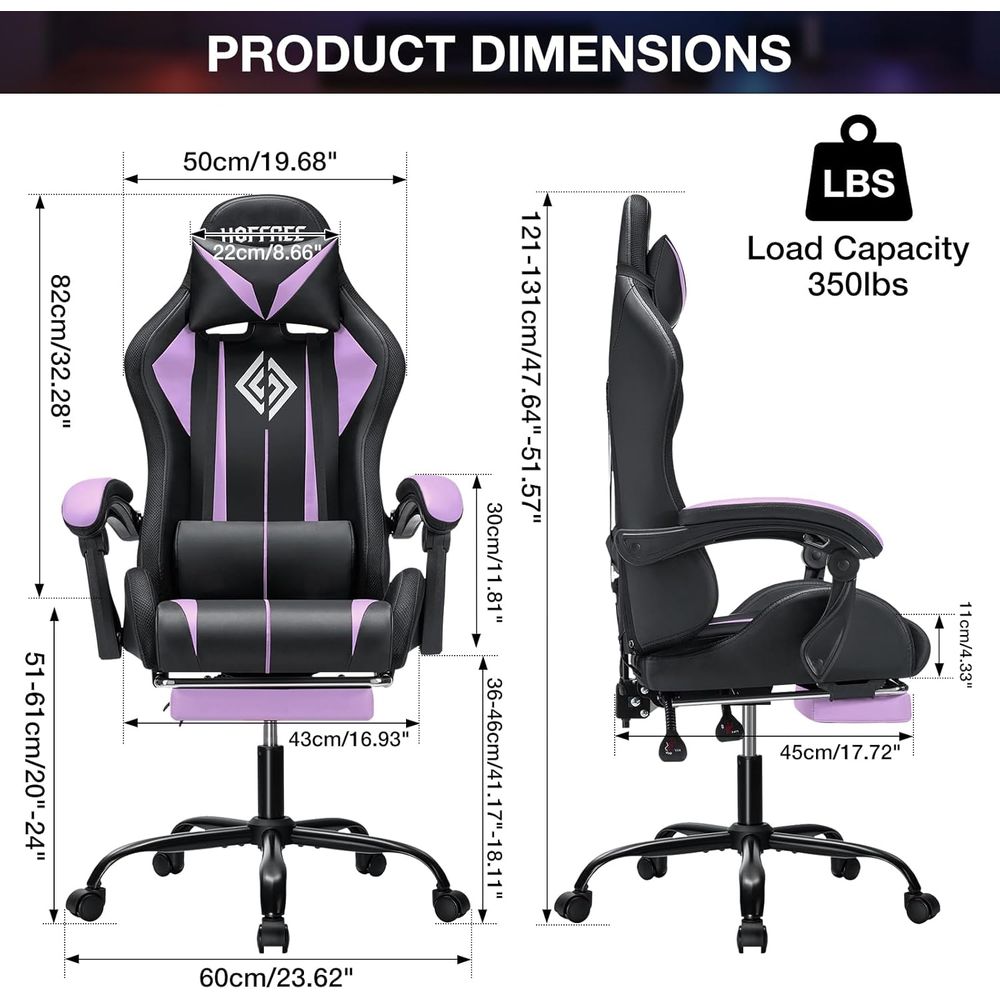 Ergonomic LED RGB Gaming Chair - Rgb Gaming Chair recension och pris