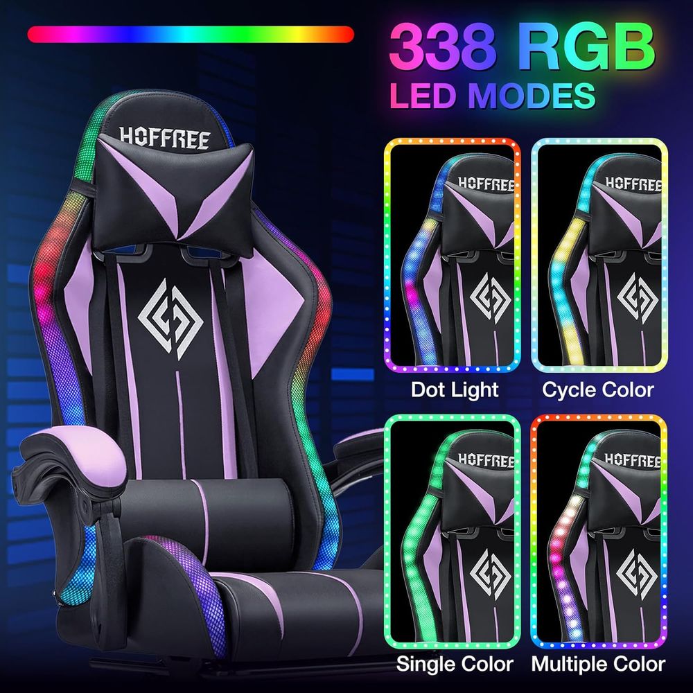 Ergonomic LED RGB Gaming Chair - Rgb Gaming Chair recension och pris