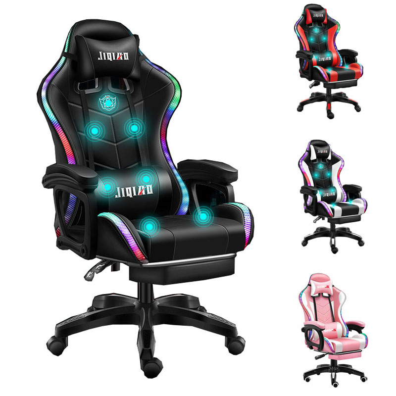 Wholesale Good Price Swivel Wh - Rgb Gaming Chair recension och pris