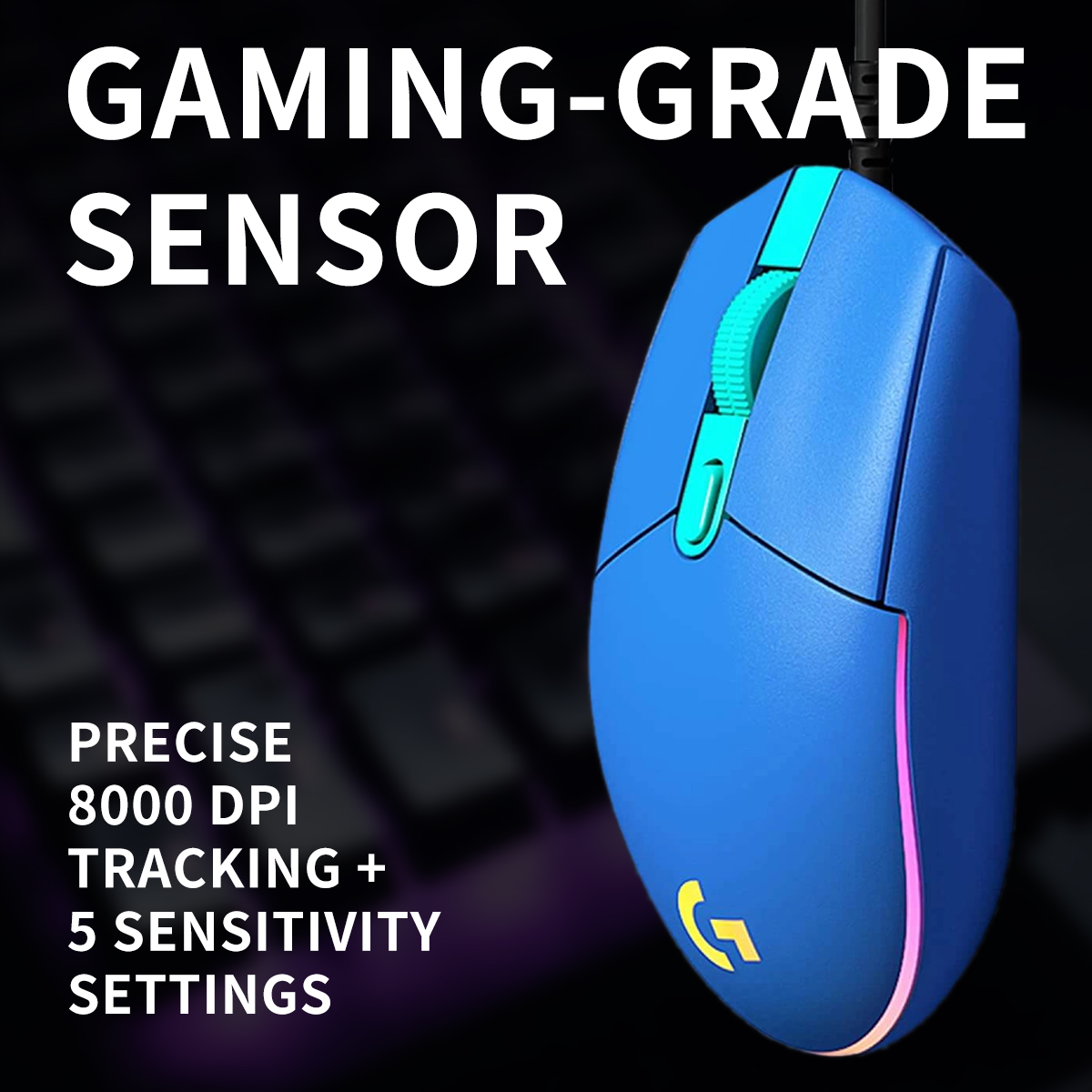 Logitech G203 wired gaming mou - Logitech Mouse G203 recension och pris