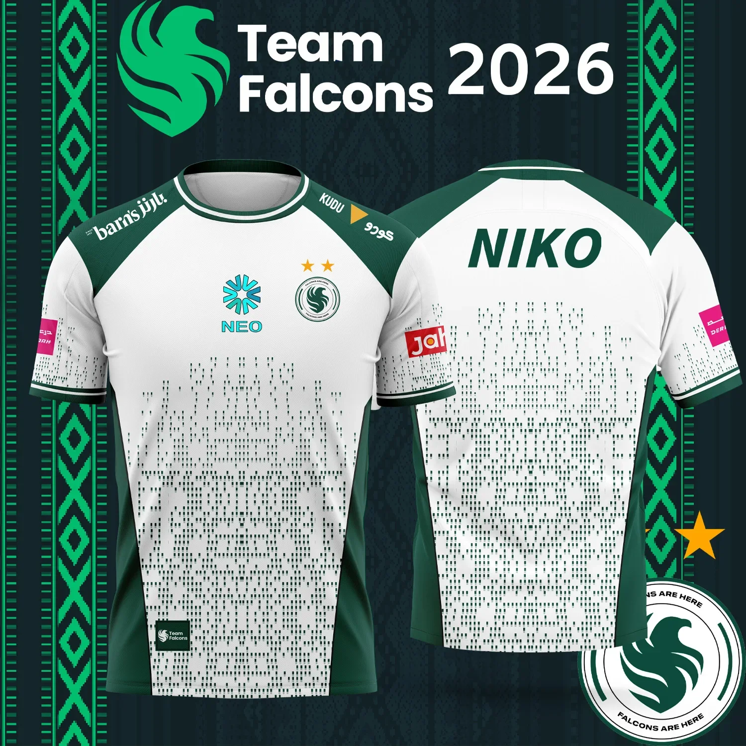 2026 New TEAM  Falcons   Espor - Esports Gaming Sleeve recension och pris