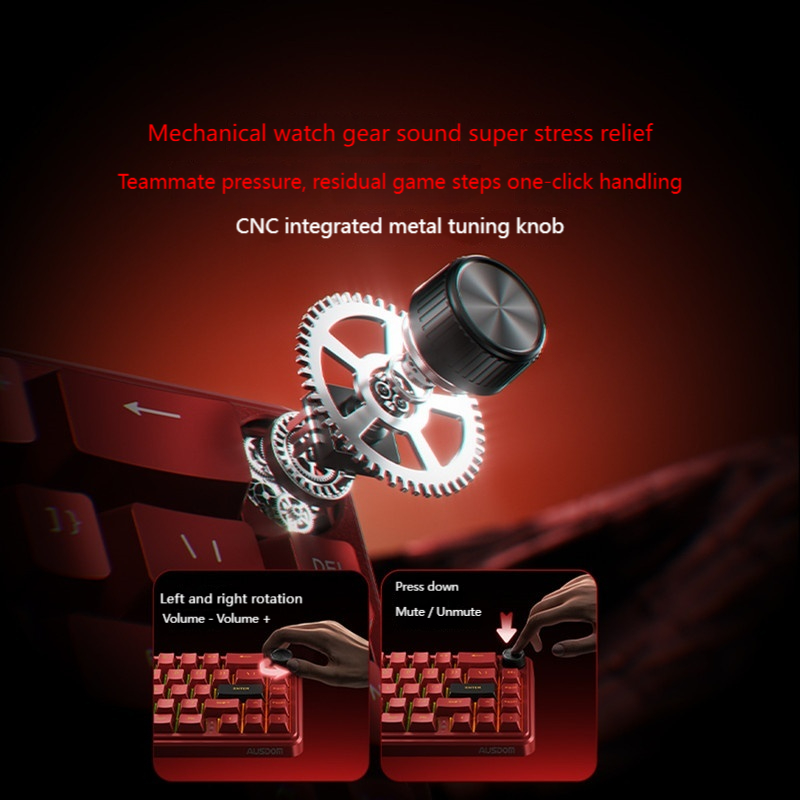 AUSDOM Zeus68 Magnetic Axis Me - Esports Gaming Competition recension och pris